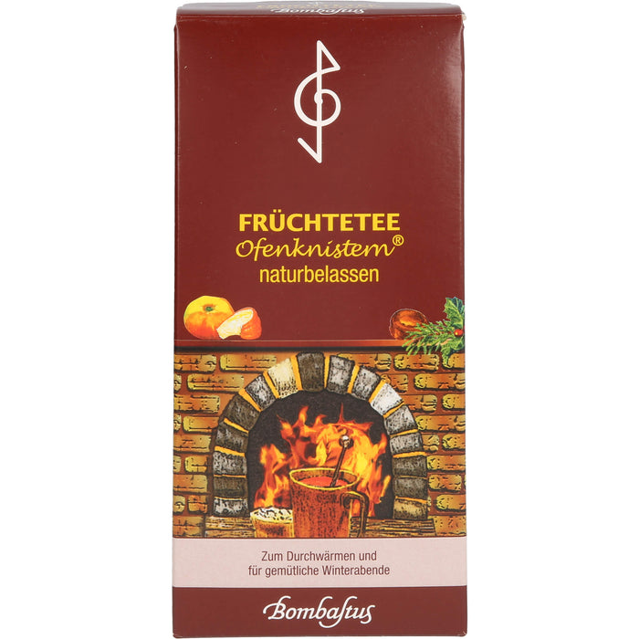 Bombastus Ofenknistern Früchtetee zum Durchwärmen und für gemütliche Winterabende, 200 g Tee