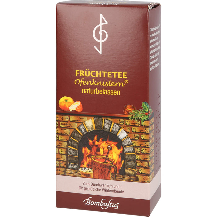 Bombastus Ofenknistern Früchtetee zum Durchwärmen und für gemütliche Winterabende, 200 g Thé