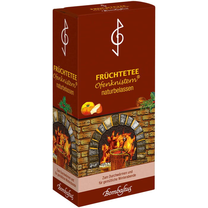 Bombastus Ofenknistern Früchtetee zum Durchwärmen und für gemütliche Winterabende, 200 g Thé
