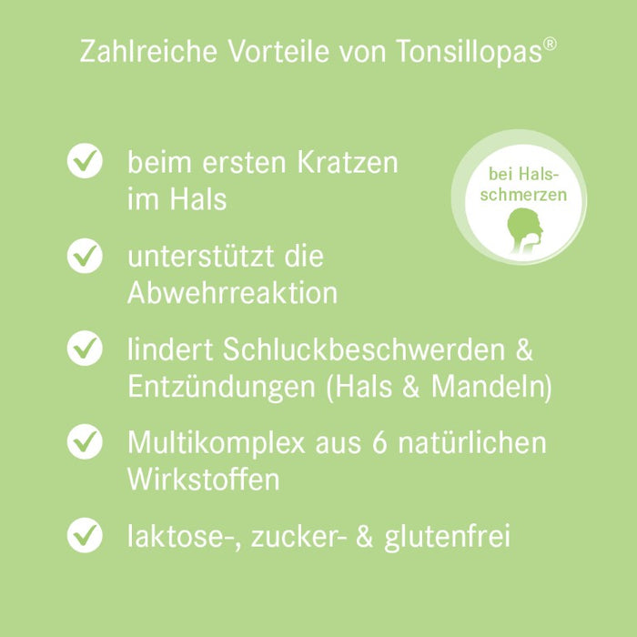 Tonsillopas Mischung bei Entzündungen des Rachenraums, 50 ml Solution