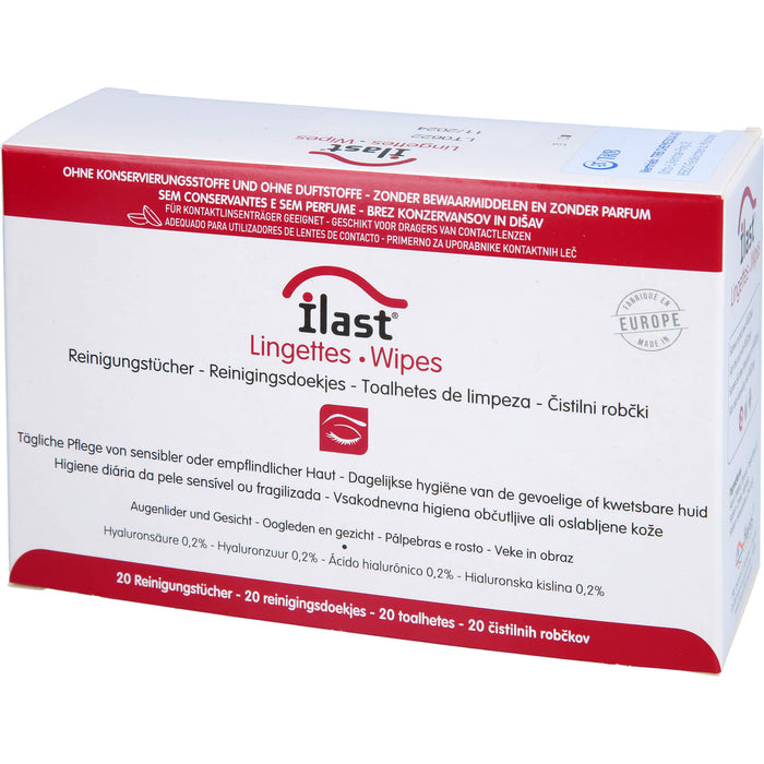ilast® Wipes, 20 pcs. Cloths
