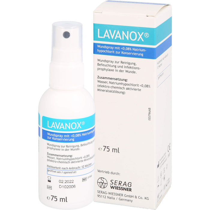 LAVANOX Wundspray, 75 ml Solution