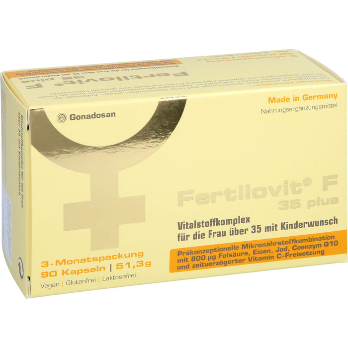 Fertilovit F 35 plus Kapseln für die Frau über 35 mit Kinderwunsch, 90 pcs. Capsules
