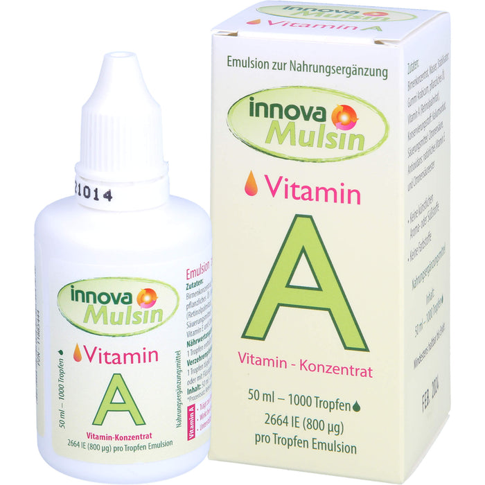 Innova Mulsin Vitamin A forte, 50 ml EMU