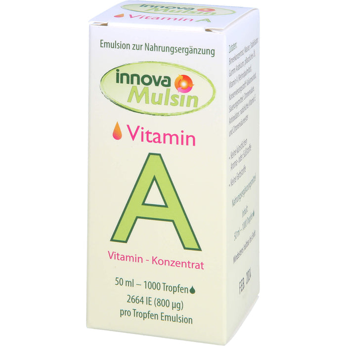 Innova Mulsin Vitamin A forte, 50 ml EMU