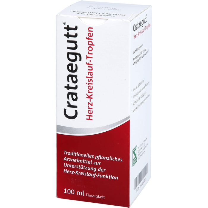 Crataegutt Herz-Kreislauf-Tropfen, 100 ml Solution