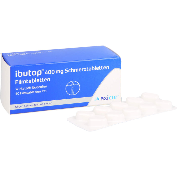 ibutop 400 mg Schmerztabletten Reimport axicorp, 50 pcs. Tablets