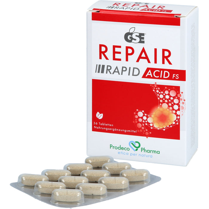 GSE Repair Rapid Acid FS Tabletten, 36 St. Tabletten