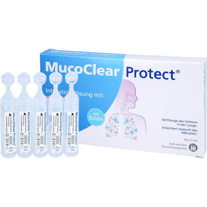 MucoClear Protect hypertone Salzlösung Inhalationslösung 3% NaCl mit Ectoin, 50 ml Solution