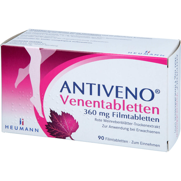 ANTIVENO Venentabletten 360 mg Filmtabletten, 90 pcs. Tablets