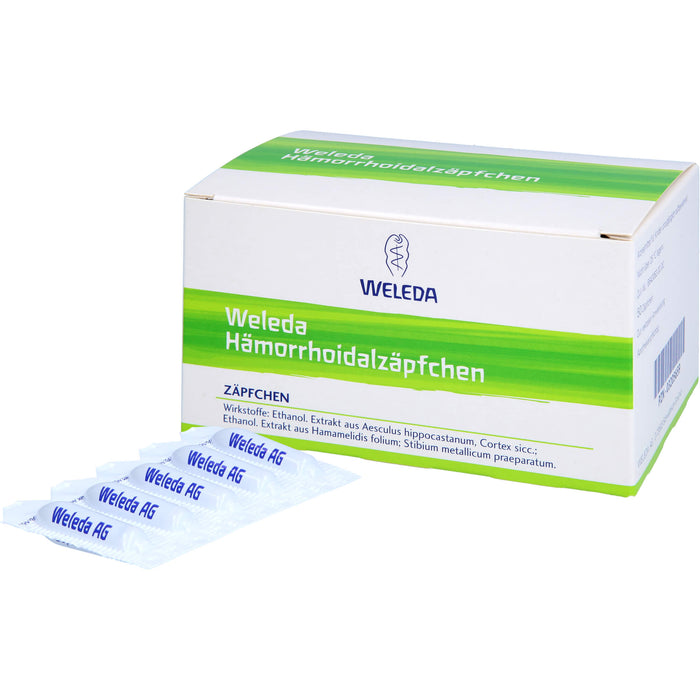 WELEDA Hämorrhoidalzäpfchen, 50 pc Suppositoires