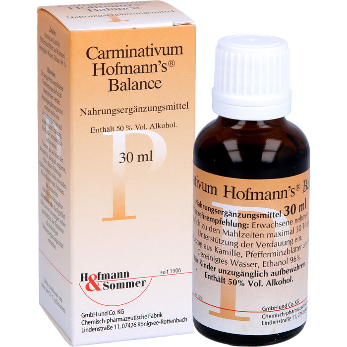 Carminativum Hofmann's Balance Kräuterextraktmischung, 30 ml Solution