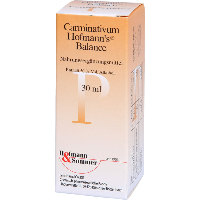 Carminativum Hofmann's Balance Kräuterextraktmischung, 30 ml Solution