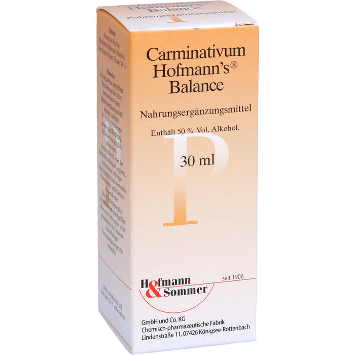 Carminativum Hofmann's Balance Kräuterextraktmischung, 30 ml Lösung