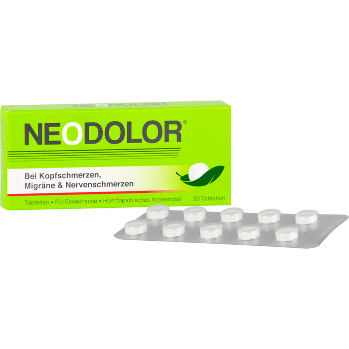 Neodolor Tabletten bei Kopfschmerzen, 20 pcs. Tablets