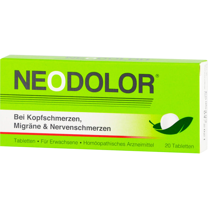Neodolor Tabletten bei Kopfschmerzen, 20 pcs. Tablets