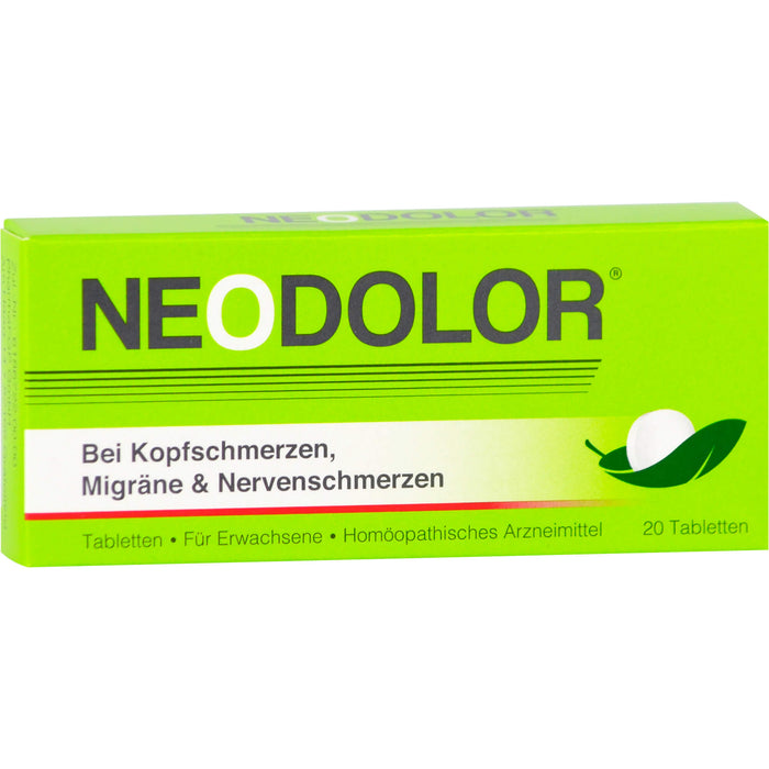 Neodolor Tabletten bei Kopfschmerzen, 20 pcs. Tablets
