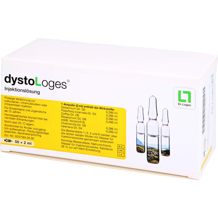 dystoLoges Injektionslösung Ampullen bei nervösen Erkrankungen, 50 pcs. Ampoules
