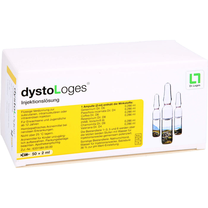 dystoLoges Injektionslösung Ampullen bei nervösen Erkrankungen, 50 pc Ampoules