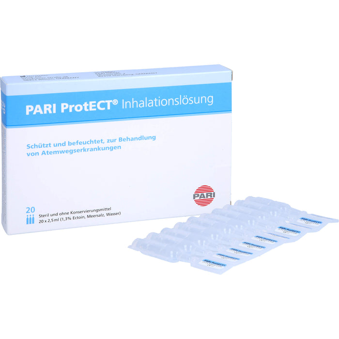 PARI ProtECT Inhalationslösung mit Ectoin 10x2,5ml, 50 ml Solution