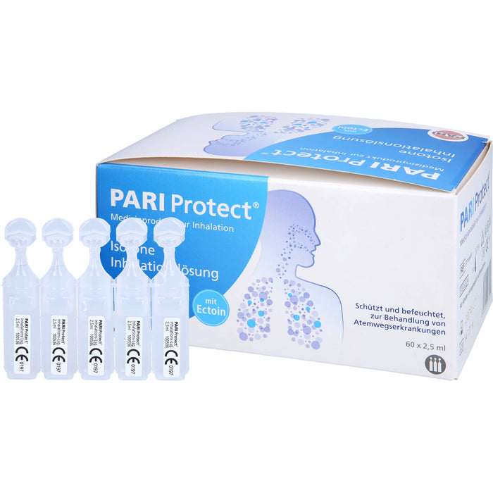 PARI ProtECT Inhalationslösung mit Ectoin 10x2,5ml, 150 ml Solution
