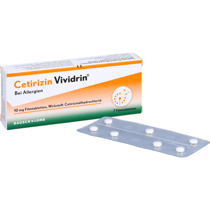 Cetirizin Vividrin 10 mg Filmtabletten, 7 St FTA