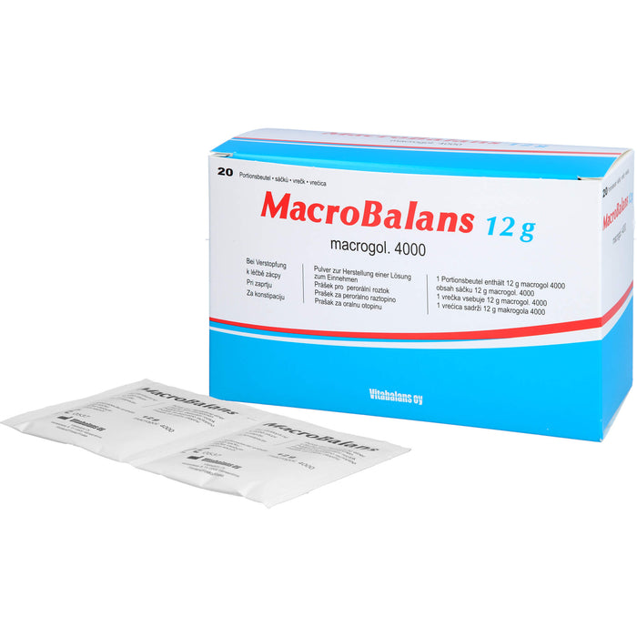 Macrobalans 12g Beutel bei Verstopfung, 20 pcs. Sachets
