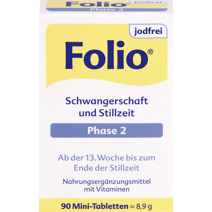 Folio jodfrei Phase 2 Mini-Tabletten, 90 pcs. Tablets