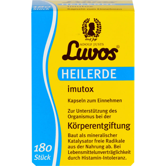 Luvos Heilerde imutox Kapseln Körperentgiftung, 180.0 St. Kapseln