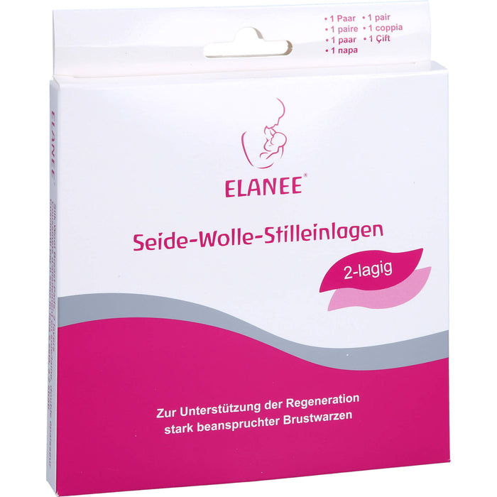 ELANEE Seide-Wolle-Stilleinlagen 2-lagig, 2 St