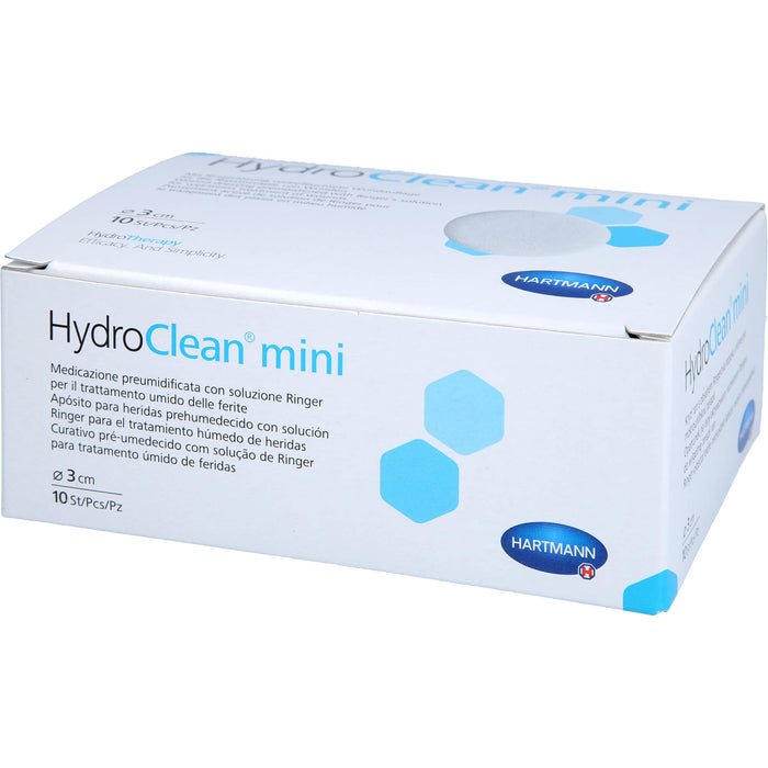 HydroClean Mini aktiviertes Wundkissen zur Nasstherapie, 10 pc Compresses