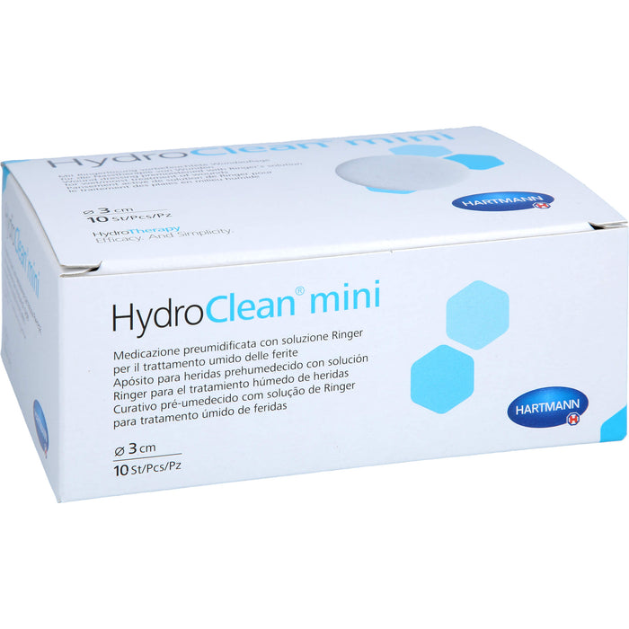 HydroClean Mini aktiviertes Wundkissen zur Nasstherapie, 10 St. Kompressen