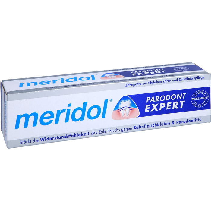 Meridol Parodont-Expert Zahnpasta bei Parodontitis und Zahnfleischrückgang, 75 ml Toothpaste