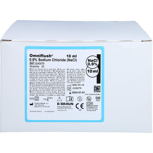 Omniflush 10 ml mit NaCl 0,9%, 30 St. Einzeldosisbehältnisse