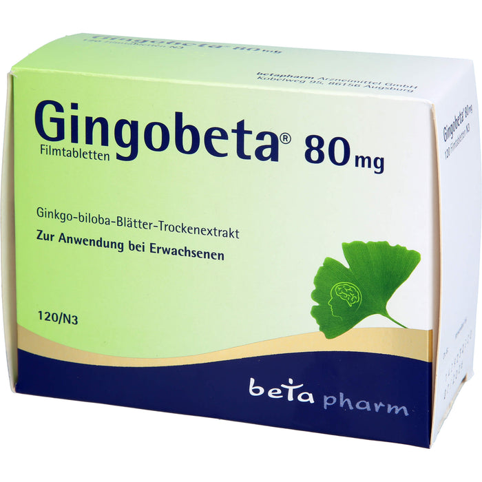 Gingobeta 80 mg Filmtabletten, 120 St FTA