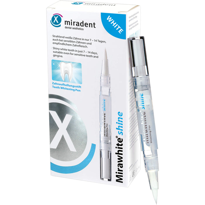 Miradent Mirawhite shine Zahnbleaching-Stift, 1.8 ml Gel