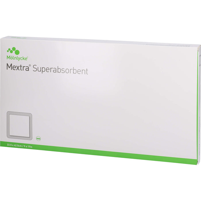 MEXTRA Superabsorbent Wundverband 22,5 × 42,5 cm, 10 pcs. dressing