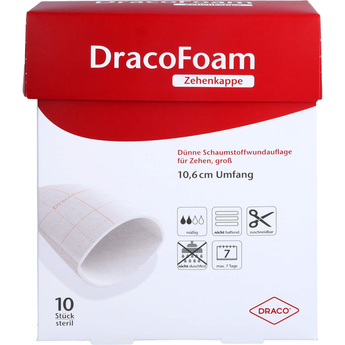 DracoFoam Zehenkappe Schaumstoffverband, 10 St VER