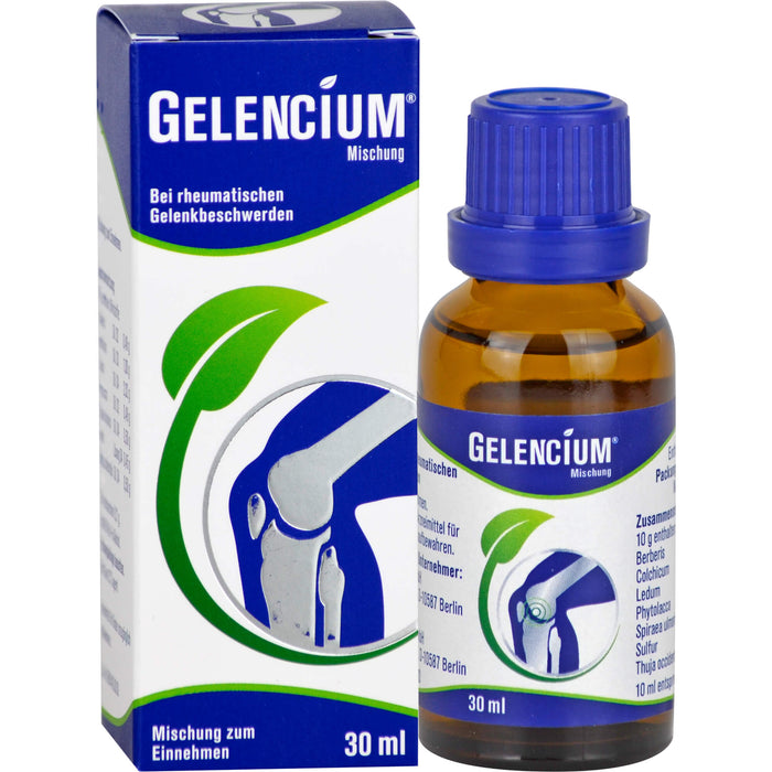 GELENCIUM Mischung bei rheumatischen Gelenkbeschwerden, 30 ml Solution