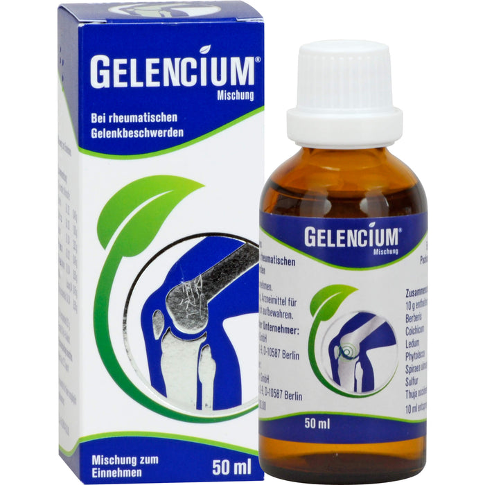 GELENCIUM Mischung bei rheumatischen Gelenkbeschwerden, 50 ml Solution