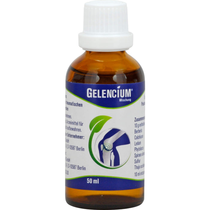 GELENCIUM Mischung bei rheumatischen Gelenkbeschwerden, 50 ml Solution