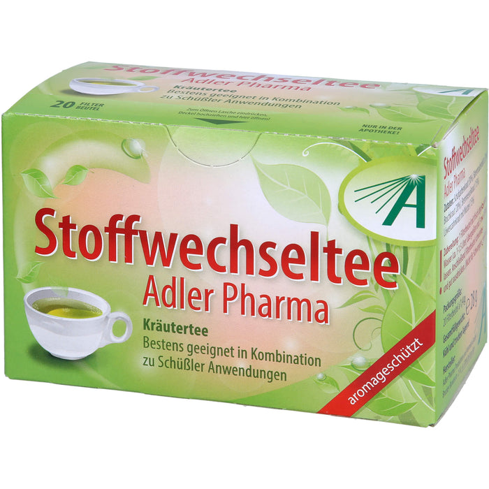 Adler Pharma Stoffwechseltee, 20 pcs. Sachets