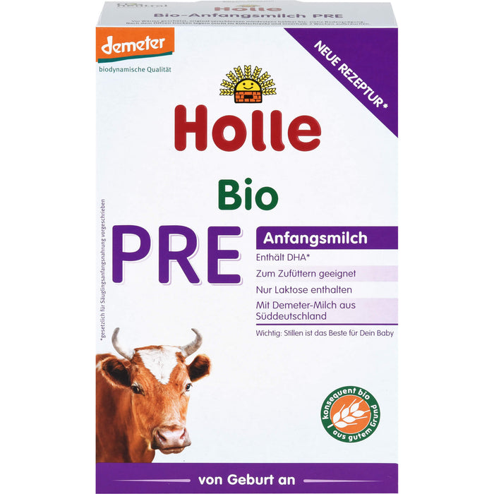 Holle Bio Pre Anfangsmilch Pulver von Geburt an, 400 g Pulver