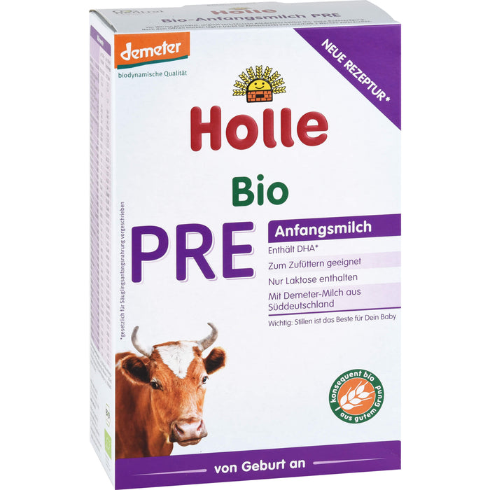 Holle Bio Pre Anfangsmilch Pulver von Geburt an, 400 g Poudre