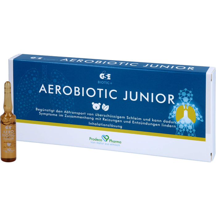 GSE Aerobiotic Junior Aerosollösung sanfte Inhalation zur Unterstützung gereizter Atemwege bei Kindern, 50 ml Solution