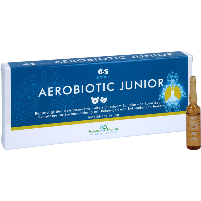 GSE Aerobiotic Junior Aerosollösung sanfte Inhalation zur Unterstützung gereizter Atemwege bei Kindern, 50 ml Solution
