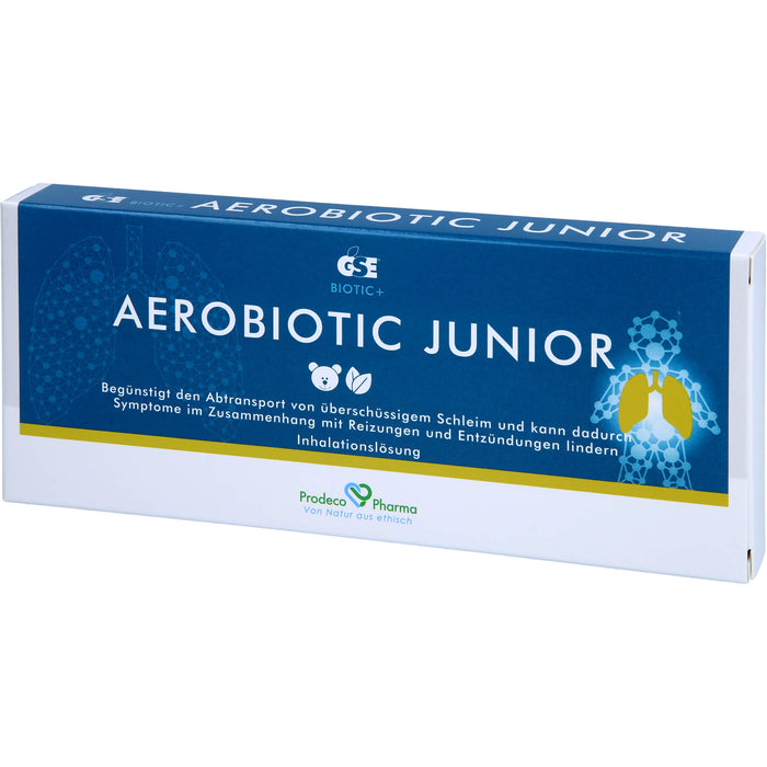 GSE Aerobiotic Junior Aerosollösung sanfte Inhalation zur Unterstützung gereizter Atemwege bei Kindern, 50 ml Lösung
