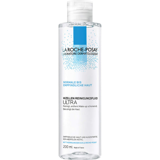 La Roche-Posay Mizellen Reinigungsfluid ultra für normale bis empfindliche Haut, 200 ml Lösung