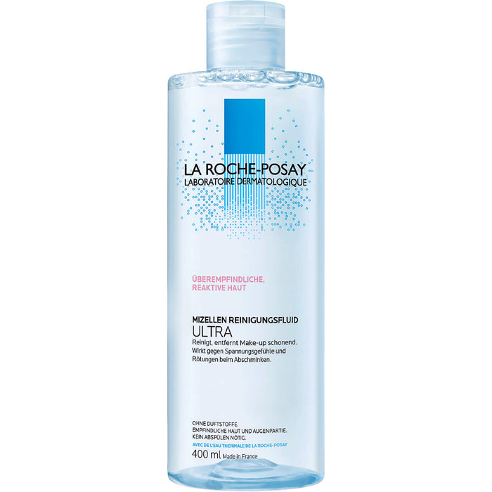 La Roche-Posay Mizellen Reinigungsfluid Ultra für überempfindliche, reaktive Haut, 400 ml Solution