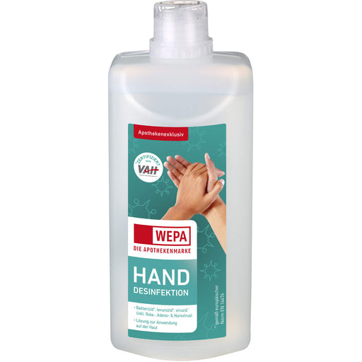 WEPA Handdesinfektion 1000 ml, 500 ml LOE